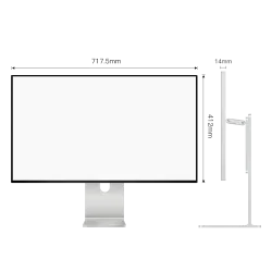 Kuycon Q32S - monitor met hoge resolutie voor Mac en pc