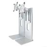Supporto VESA universale Kuycon - base regolabile da 24" a 40", VESA 100×100