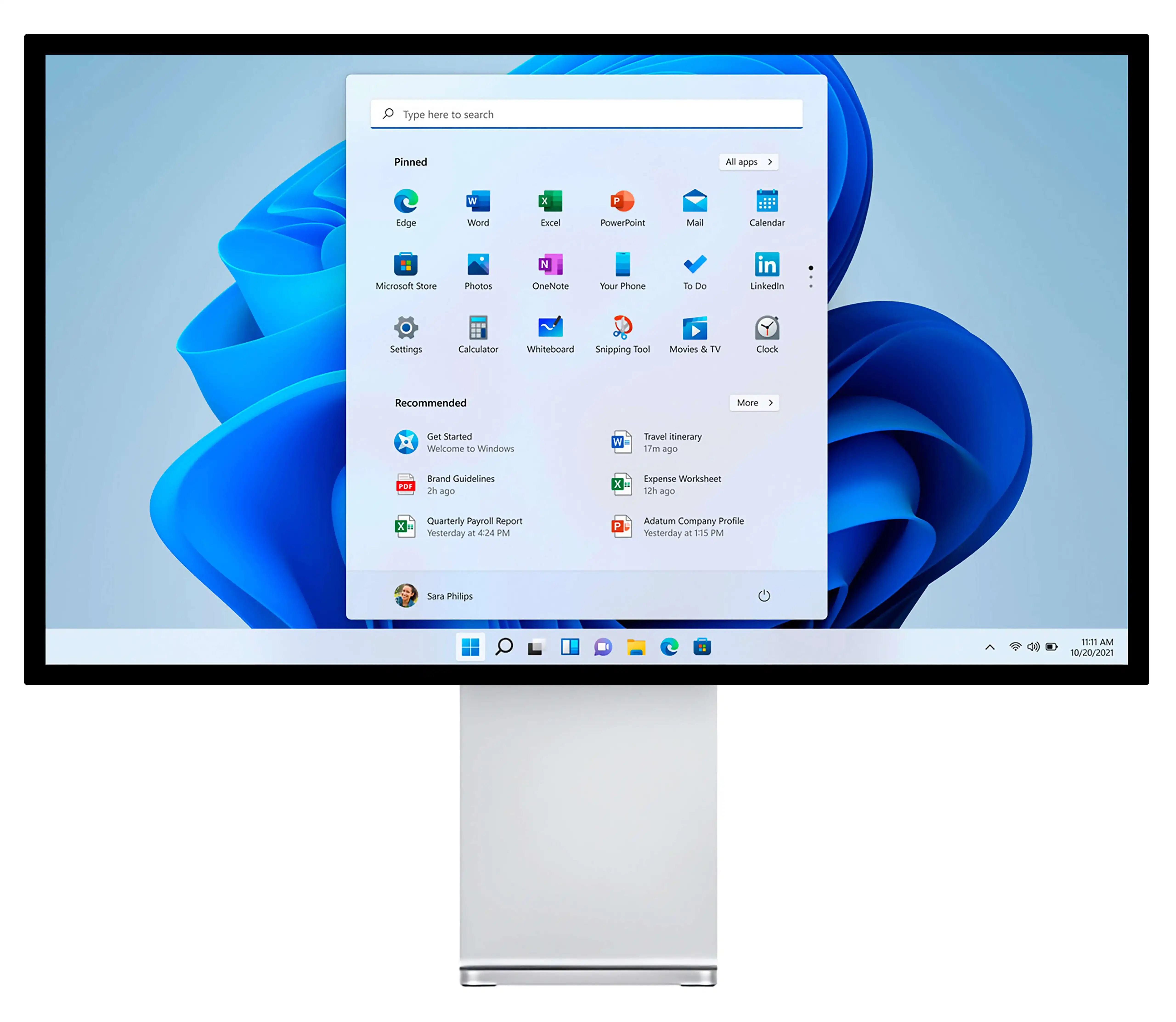 Kuycon-monitor met Windows