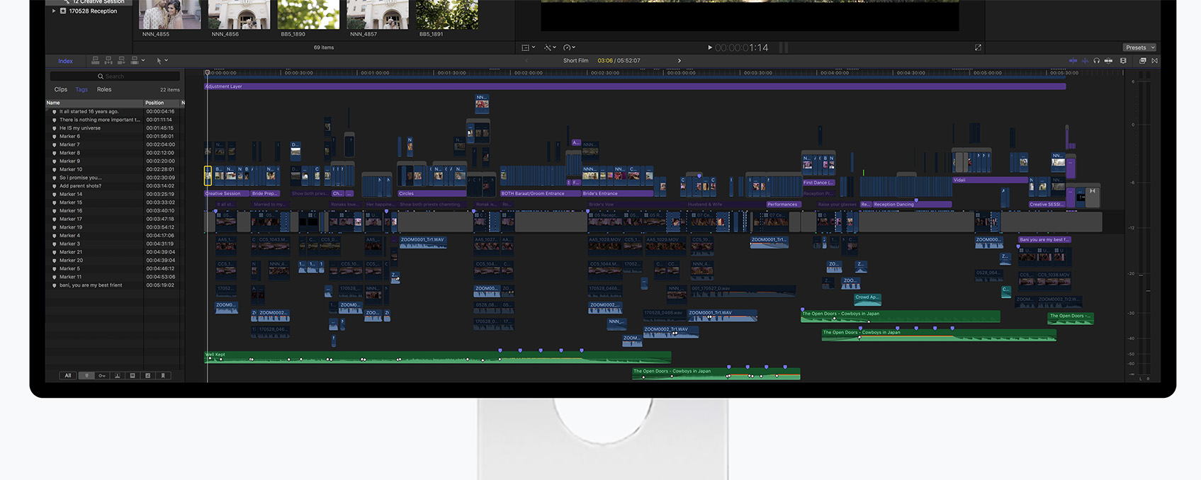 Kuycon G32P met Final Cut Pro