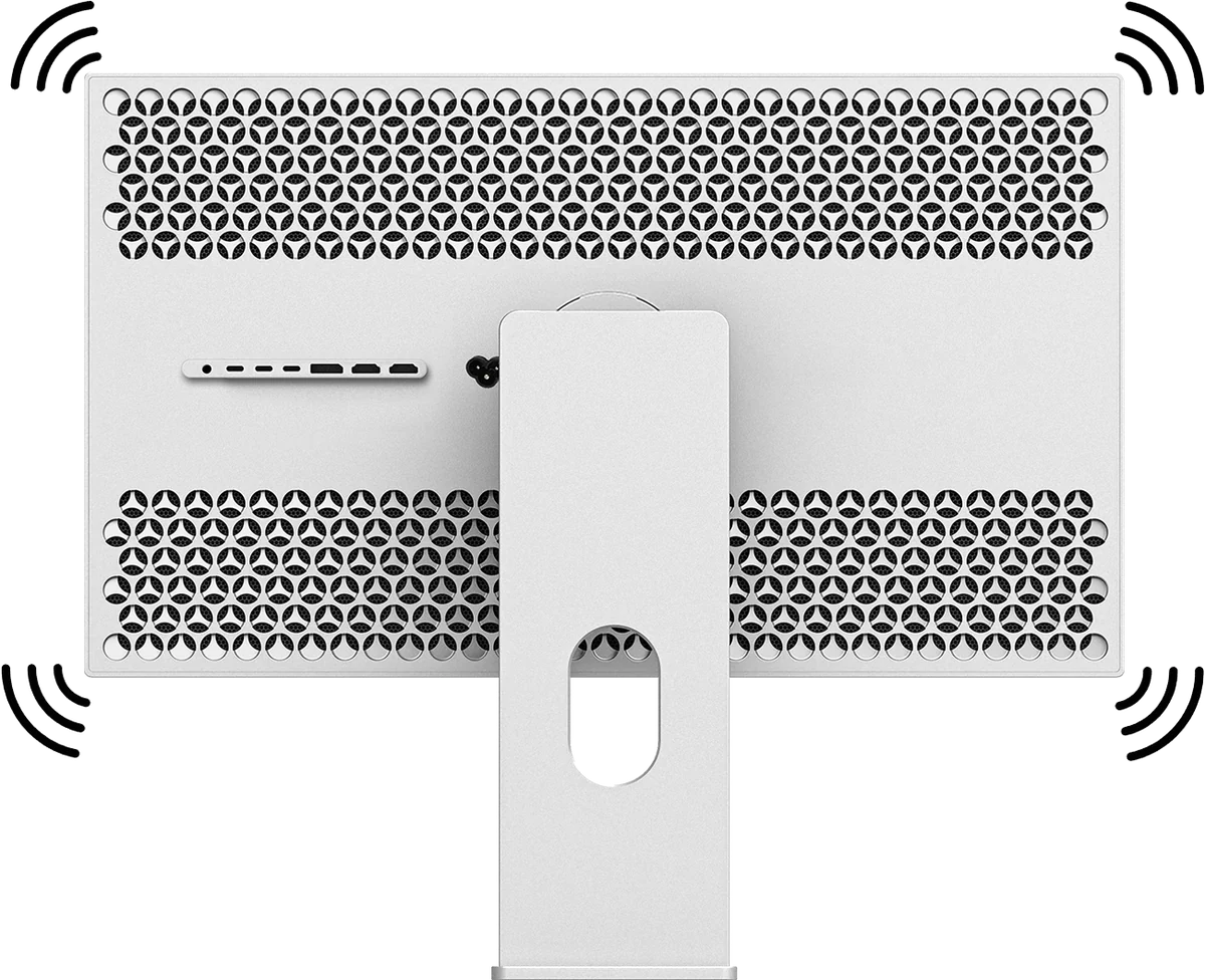 Kuycon P32T - Geperforeerde achterzijde